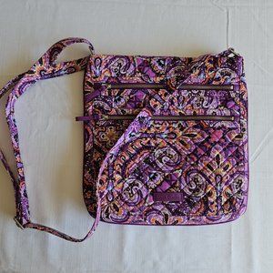 Vera Bradley purple crossbody bag, gently used.